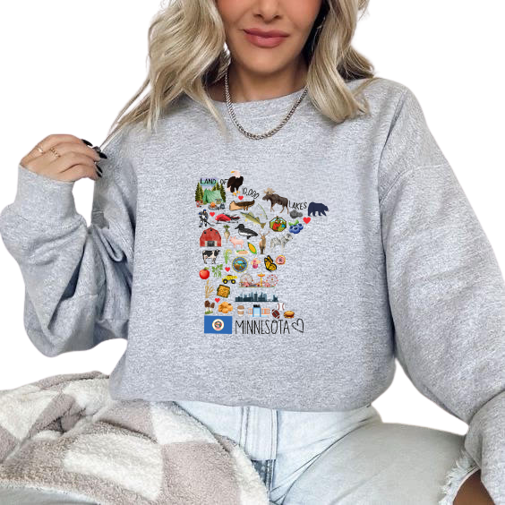 Sweatshirt Minnesota Love