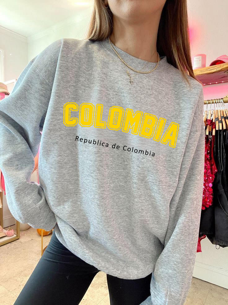 Sweatshirt República de Colombia Amarillo