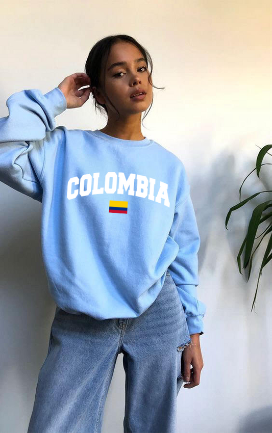 Sweatshirt Colombia logo Blanco