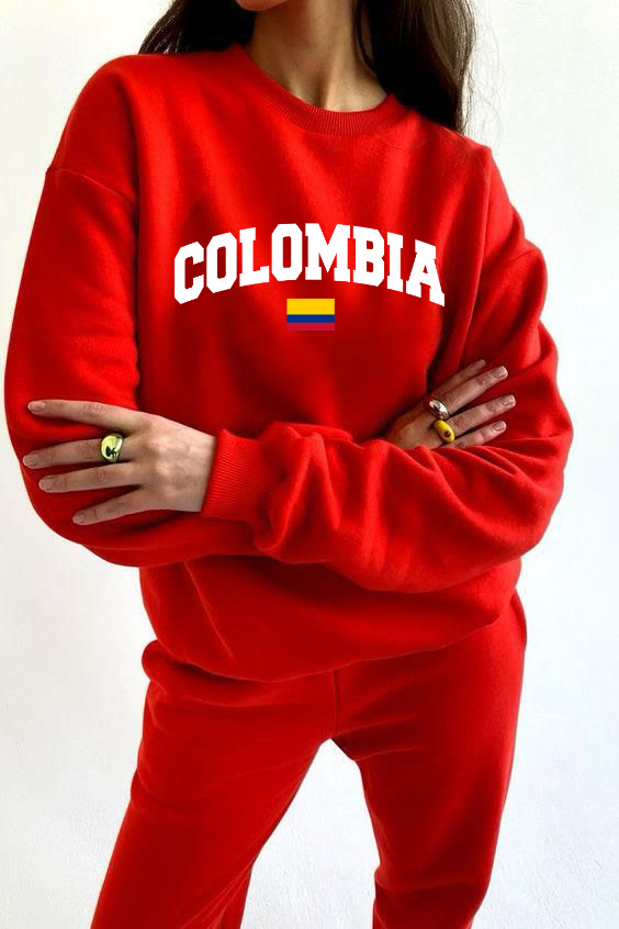 Colombia Sweatshirt Rojo