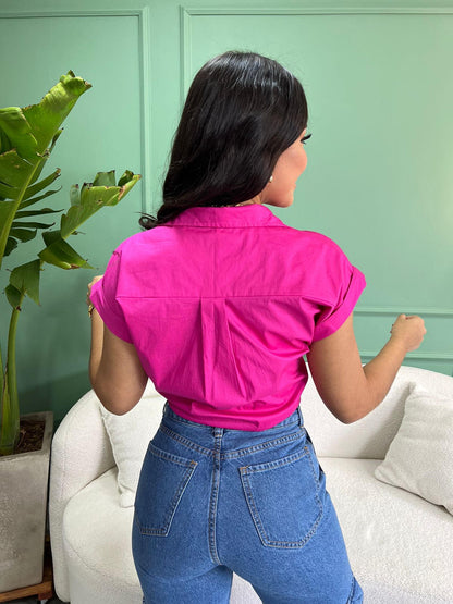 BLUSA FUCSIA